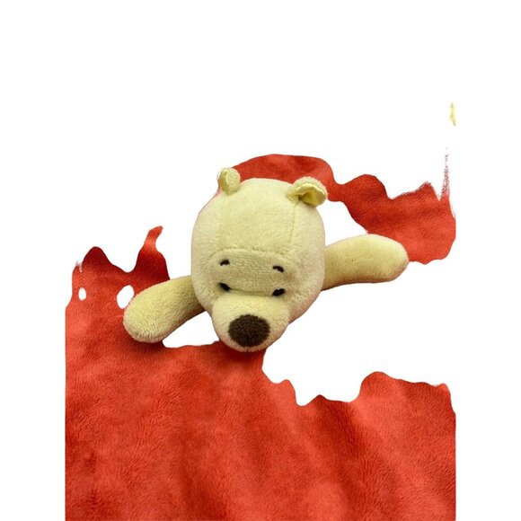 Disney‎ Winnie the Pooh SWEET AS HONEY Hunny Red Lovey Yellow Teether Satin Trim - Picture 5 of 5